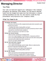 Student Brief Document